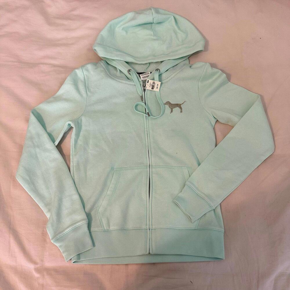 PINK Victorias Secret Y2K bling zip up Jacket